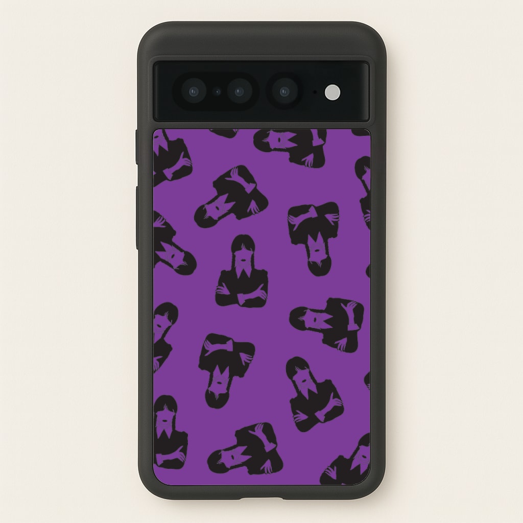 Addams Pattern - Wednesday Phone Case for Google Pixel 7 Pro