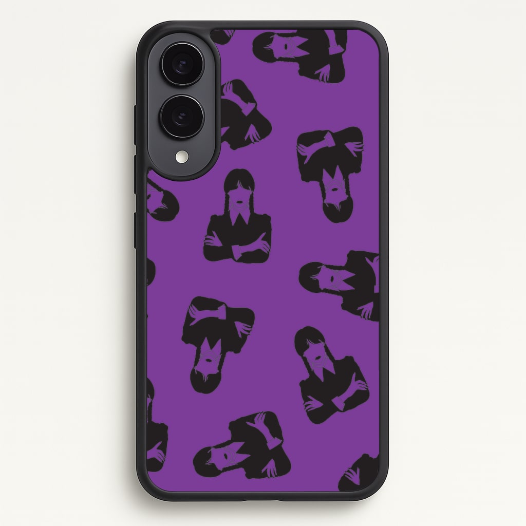 Addams Pattern - Wednesday Phone Case for Galaxy S25 Edge
