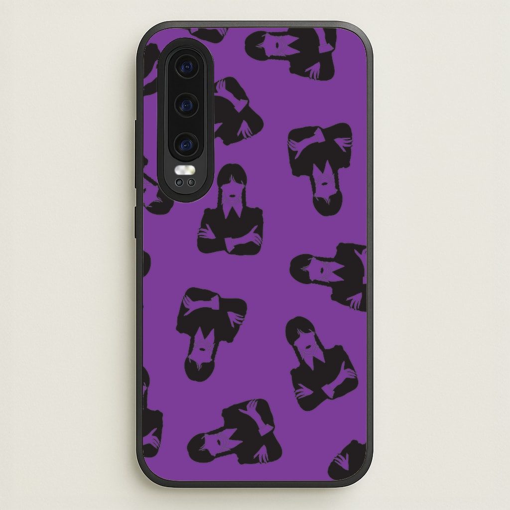 Addams Pattern - Wednesday Phone Case for Huawei P30