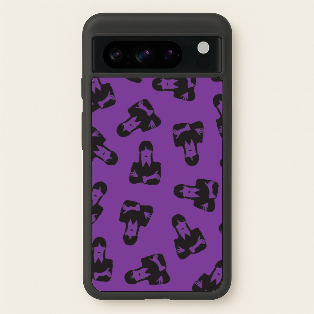 Addams Pattern - Wednesday Phone Case for Google Pixel 8 Pro