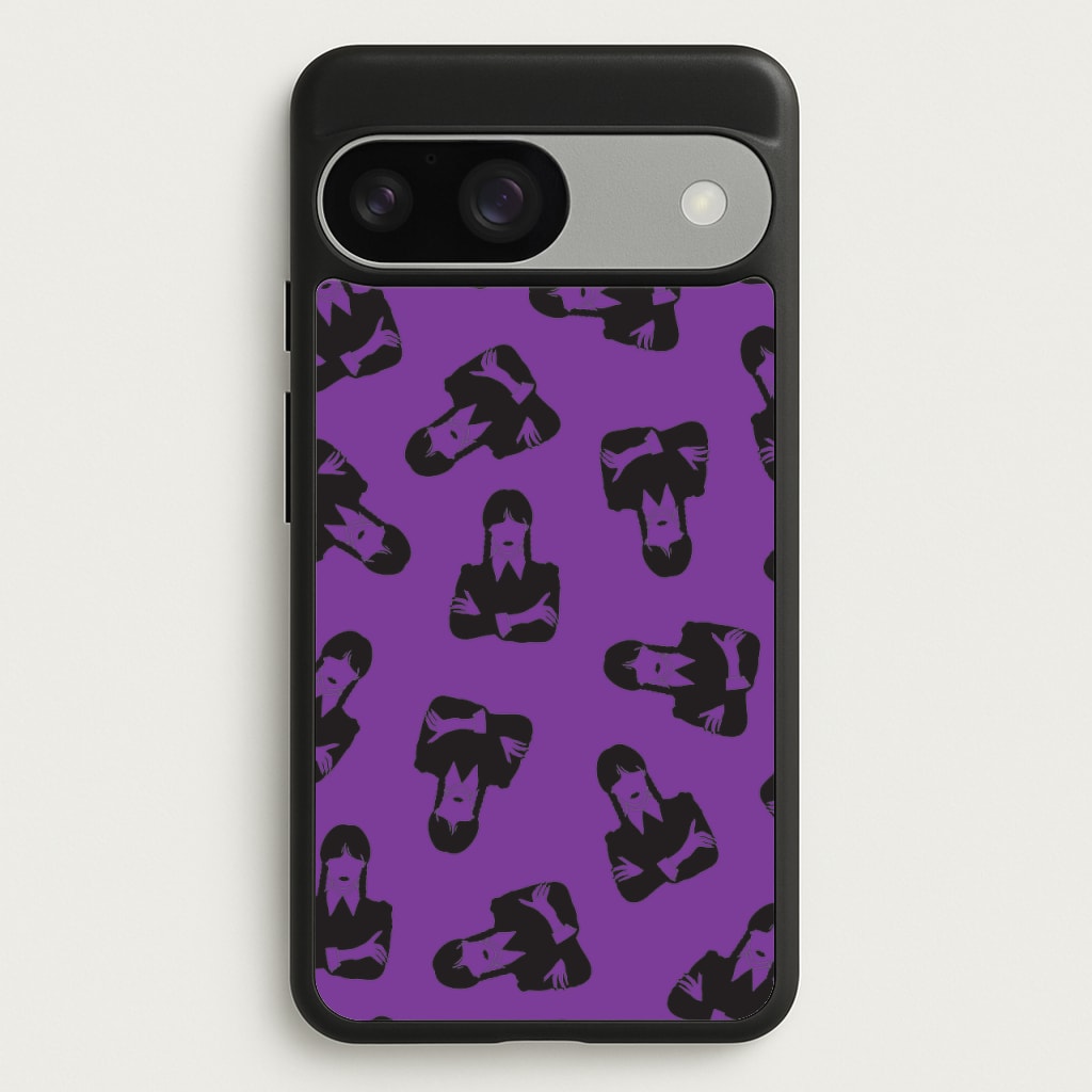 Addams Pattern - Wednesday Phone Case for Google Pixel 9 / 9 Pro