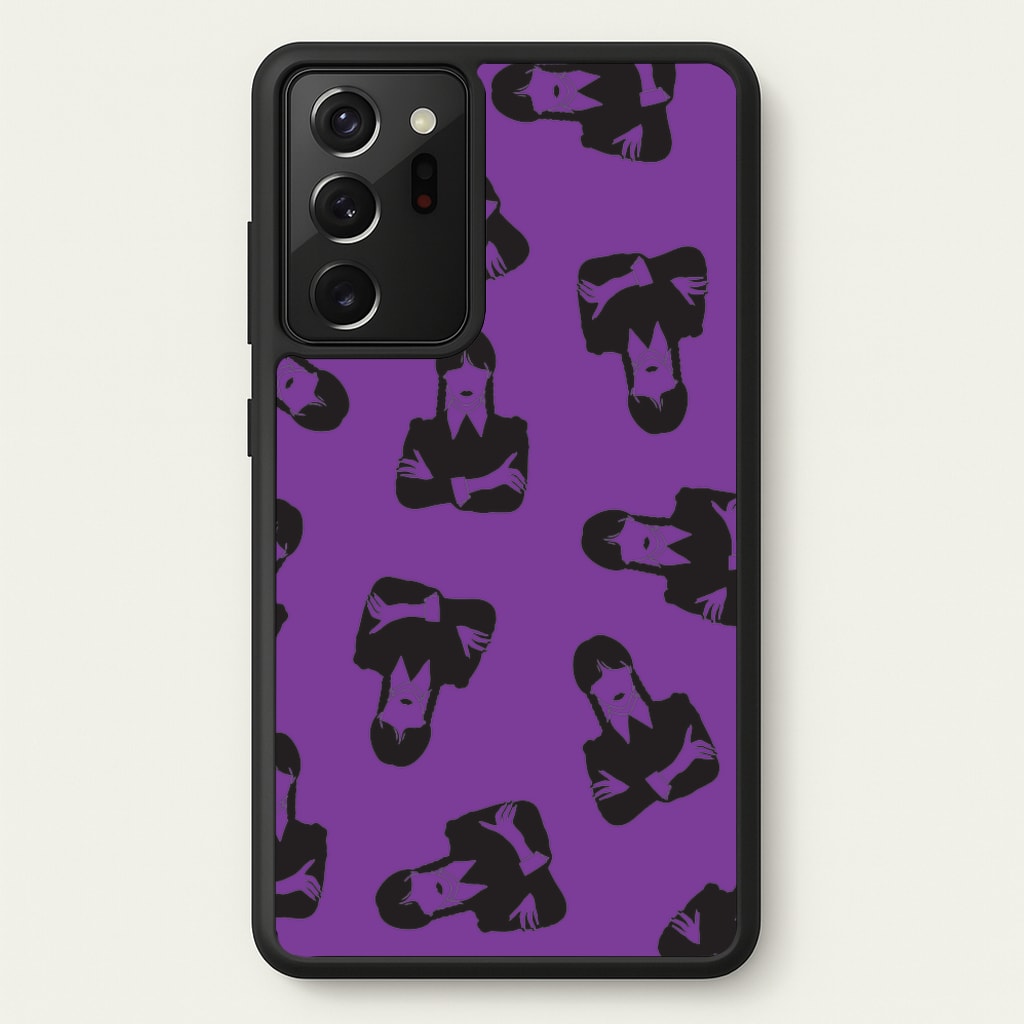 Addams Pattern - Wednesday Phone Case for Galaxy Note 20 Ultra