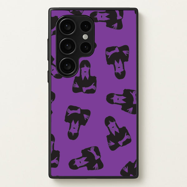 Addams Pattern - Wednesday Phone Case for Galaxy S24 Ultra