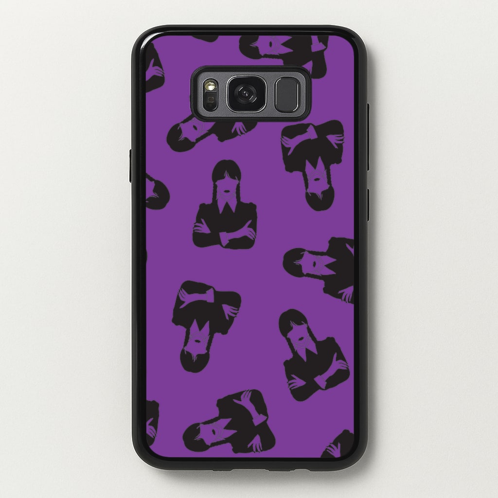 Addams Pattern - Wednesday Phone Case for Galaxy S8