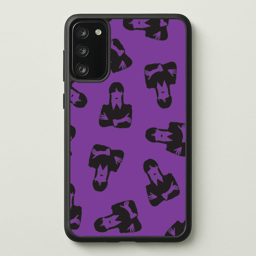 Addams Pattern - Wednesday Phone Case for Galaxy S20
