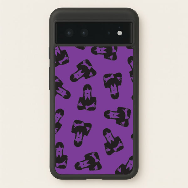 Addams Pattern - Wednesday Phone Case for Google Pixel 6