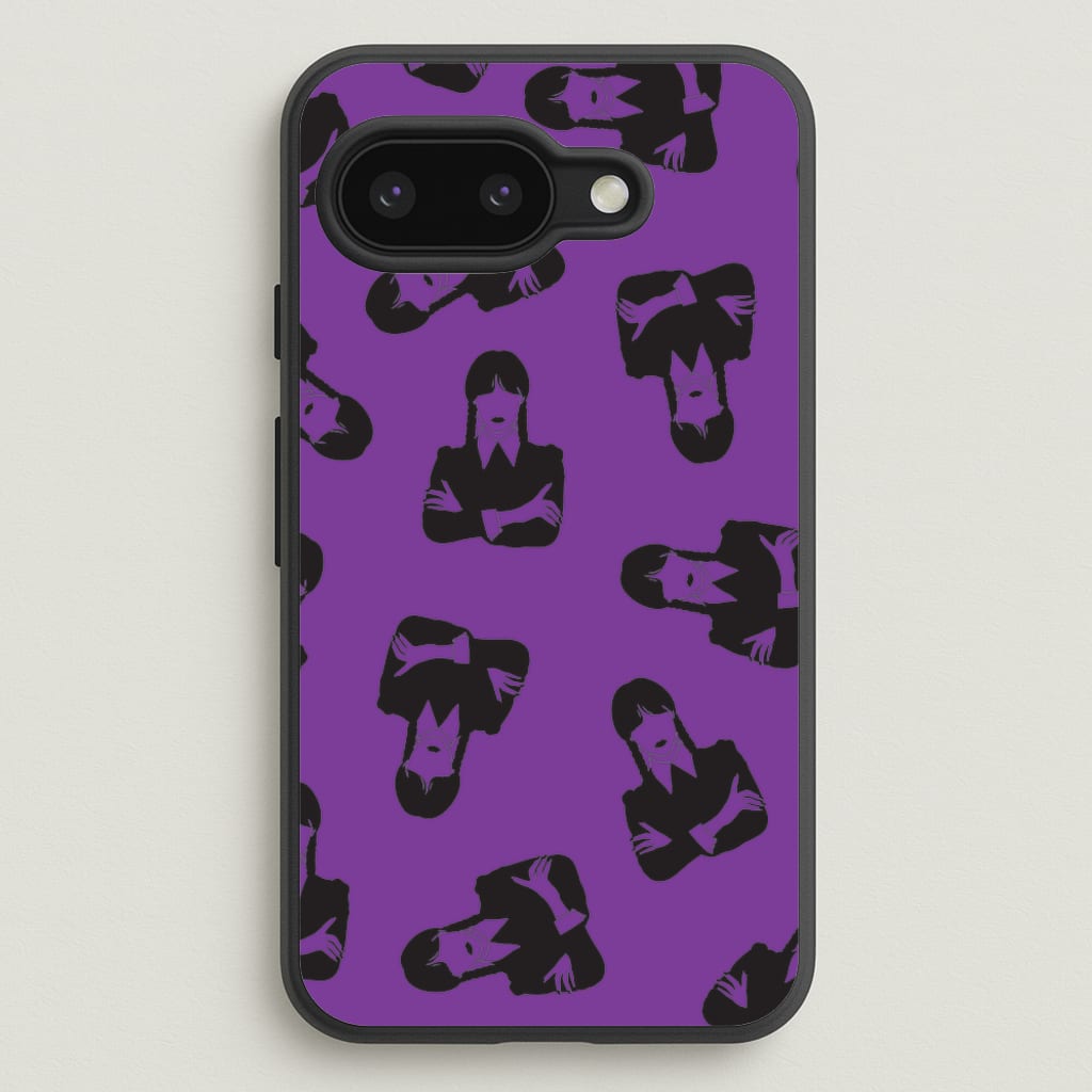 Addams Pattern - Wednesday Phone Case for Google Pixel 9a
