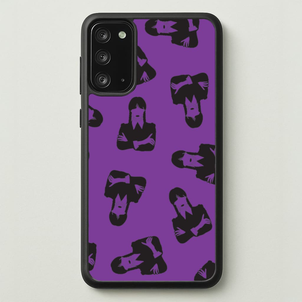 Addams Pattern - Wednesday Phone Case for Galaxy Note 20