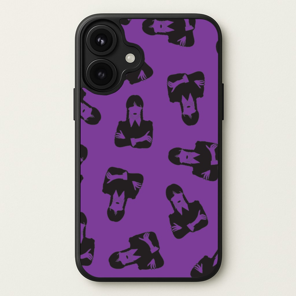 Addams Pattern Phone Case for iPhone 17