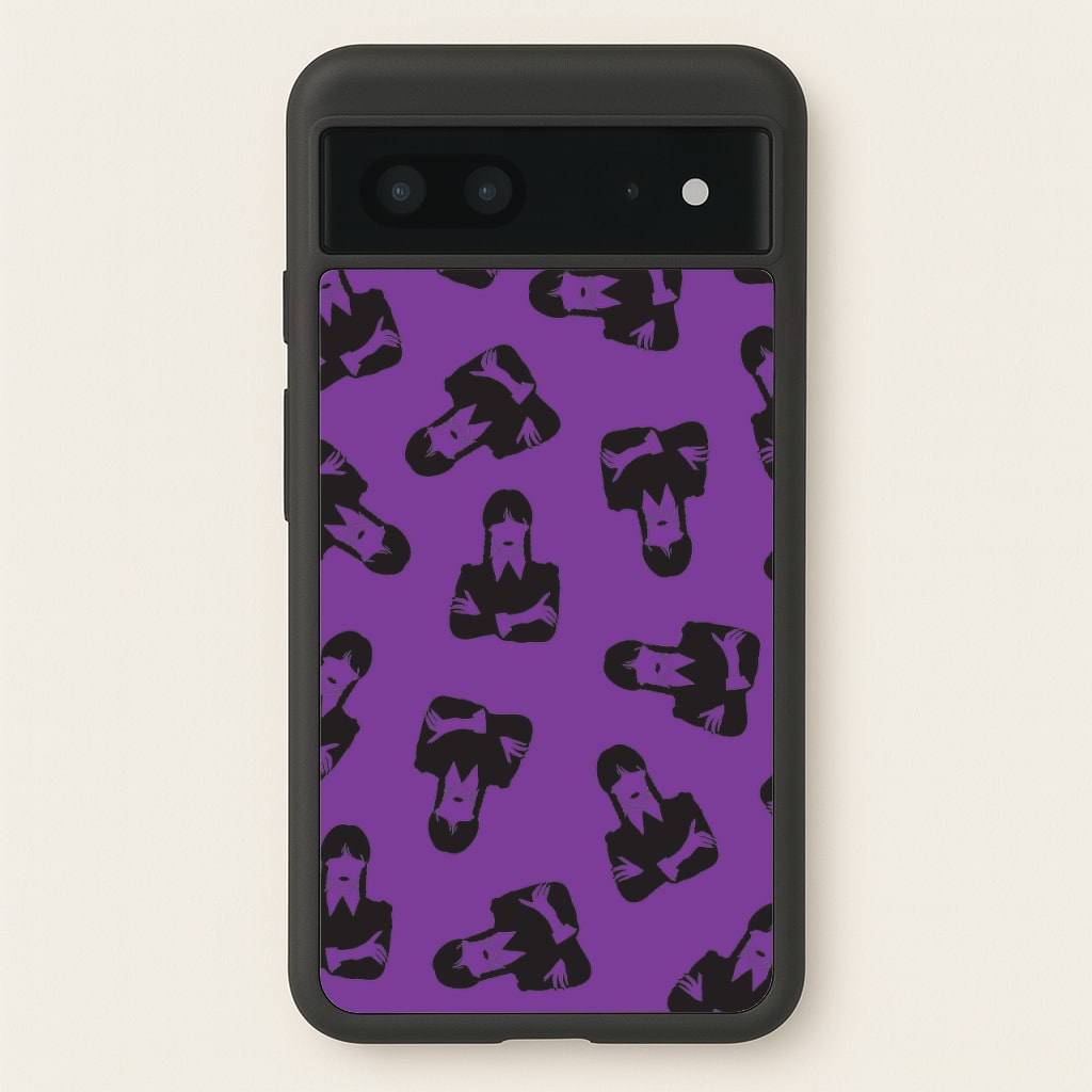 Addams Pattern - Wednesday Phone Case for Google Pixel 7