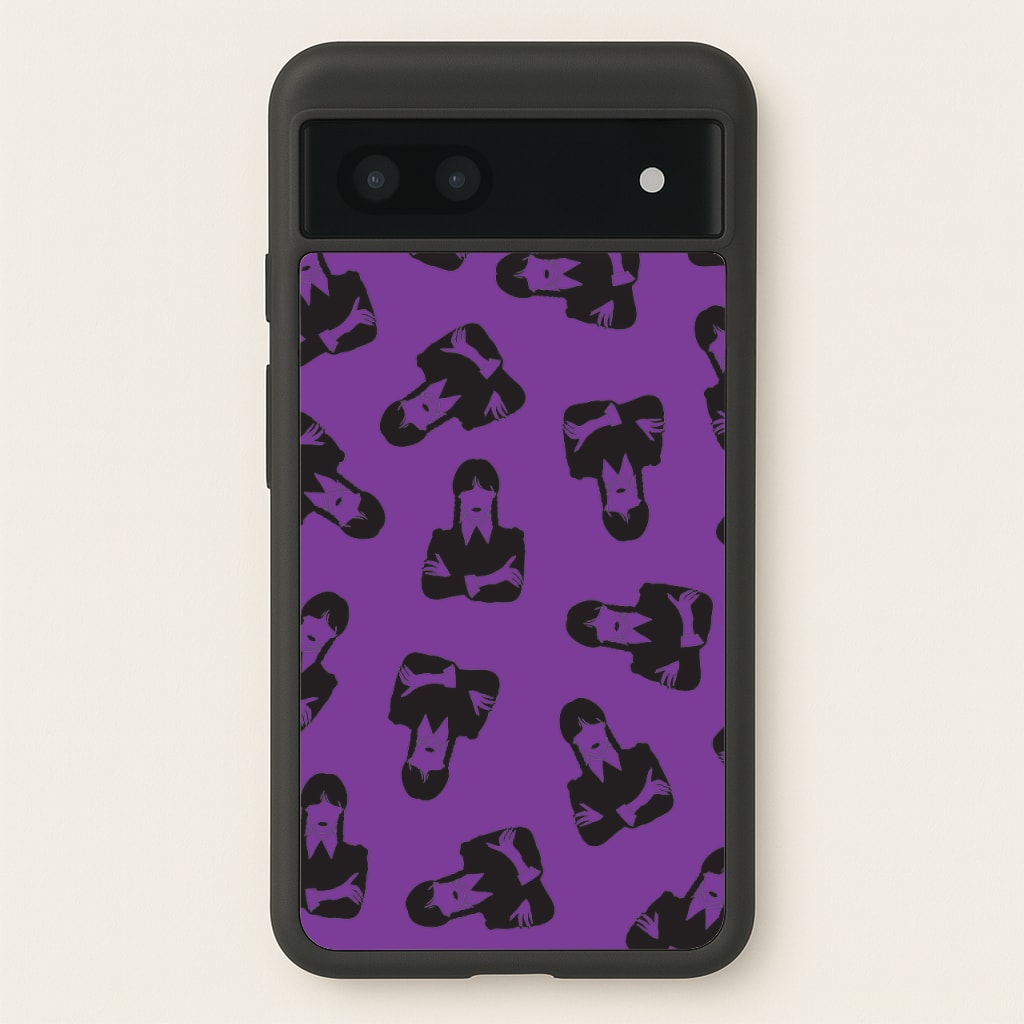 Addams Pattern - Wednesday Phone Case for Google Pixel 7a