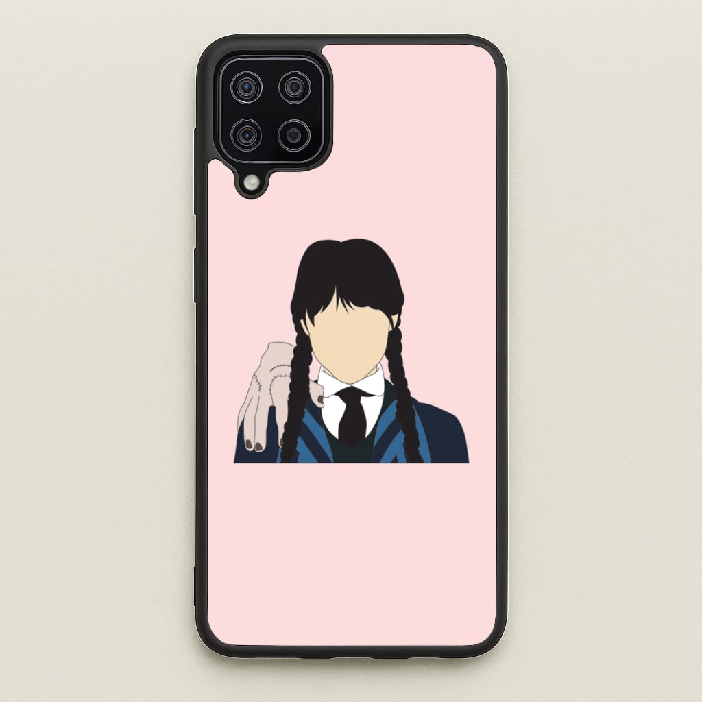 Wednesday And Thing - Wednesday Phone Case for Galaxy A12