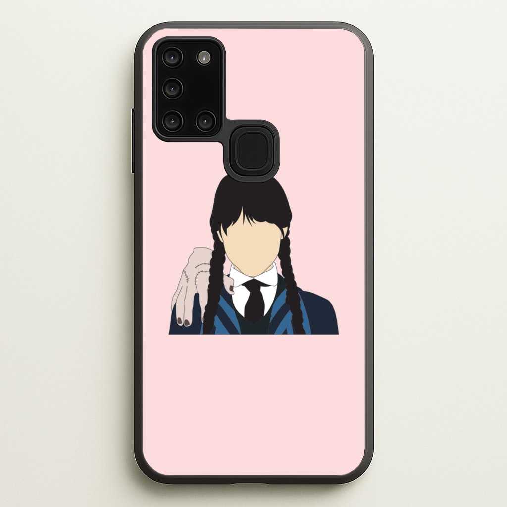 Wednesday And Thing - Wednesday Phone Case for Galaxy A21s