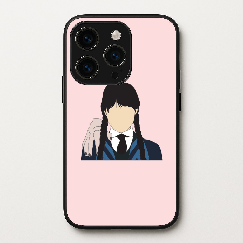 Wednesday And Thing - Wednesday Phone Case for iPhone 15 Pro