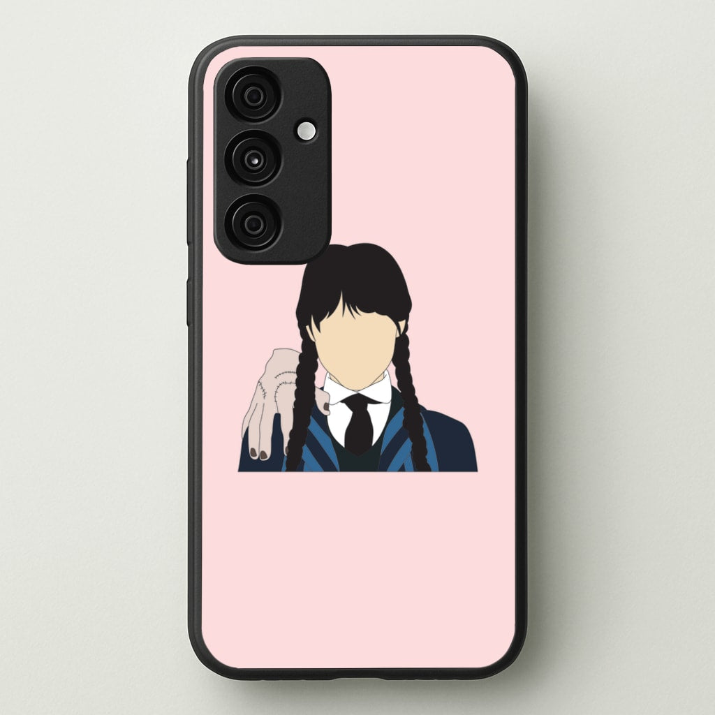 Wednesday And Thing - Wednesday Phone Case for Galaxy A35