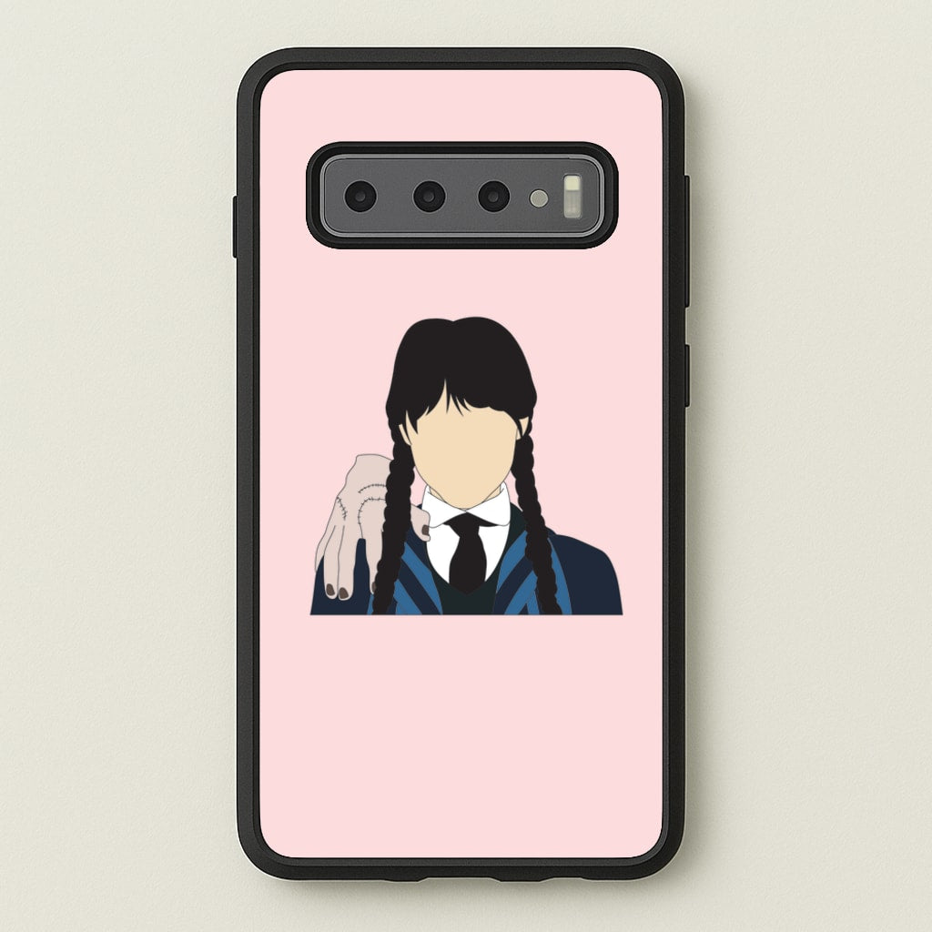 Wednesday And Thing - Wednesday Phone Case for Galaxy S10