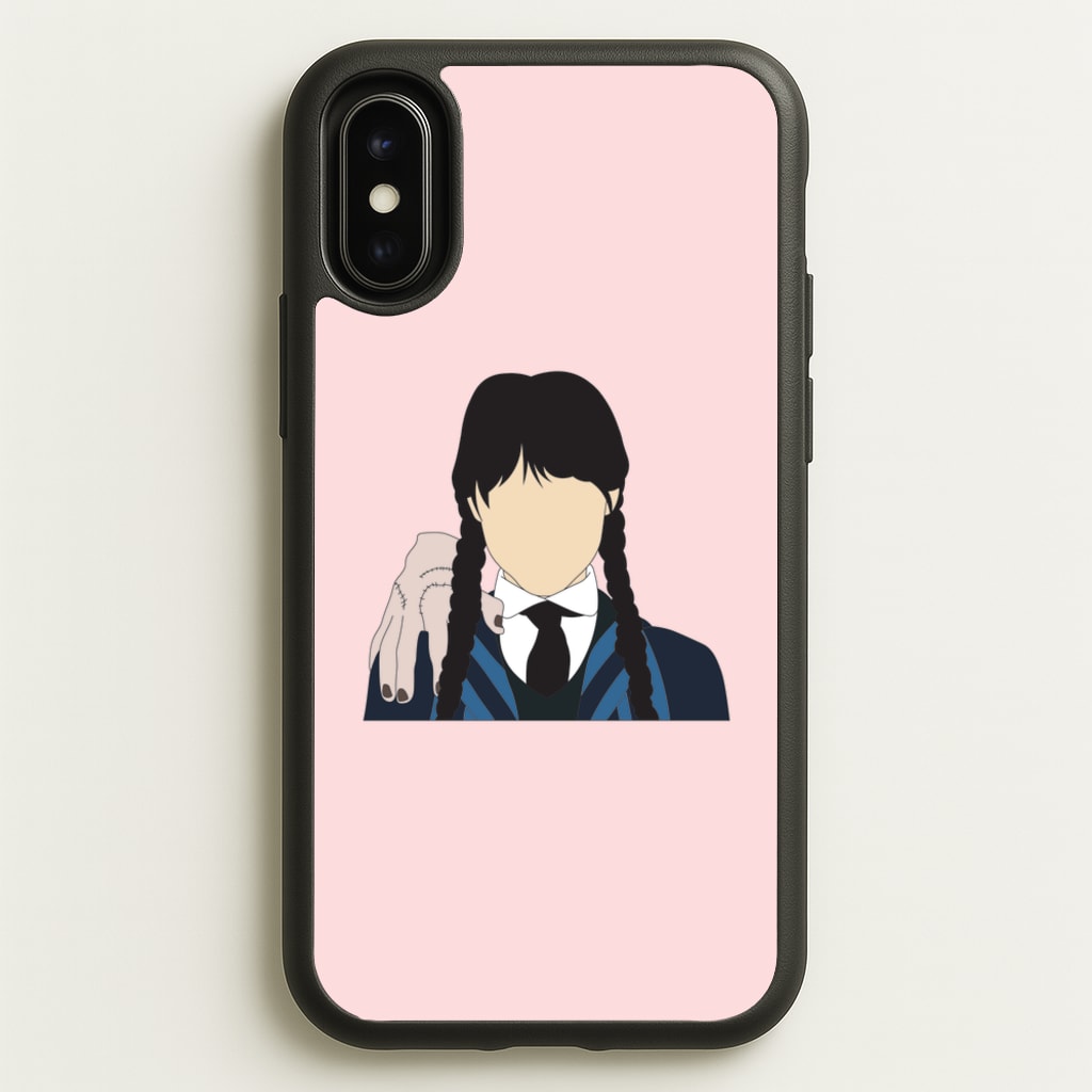 Wednesday And Thing - Wednesday Phone Case for iPhone X / XS