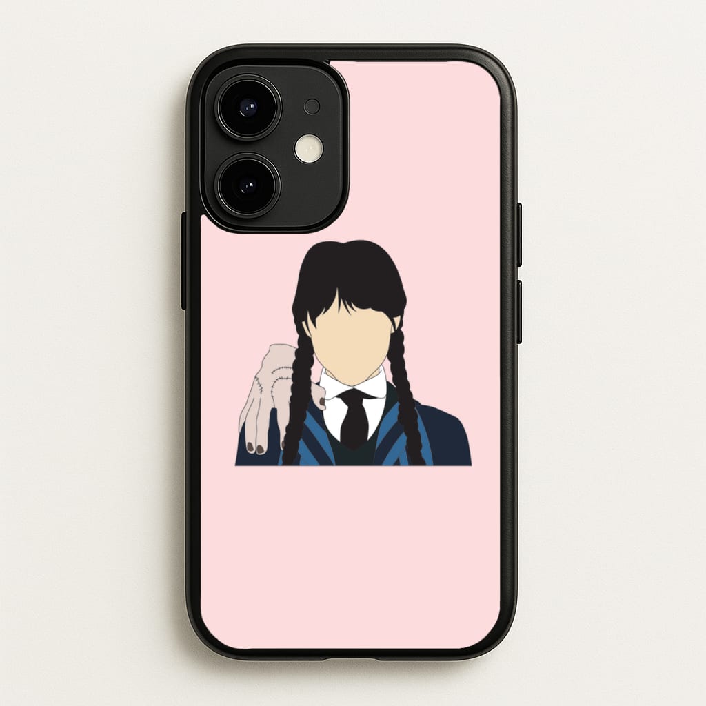 Wednesday And Thing - Wednesday Phone Case for iPhone 12 / 12 Pro