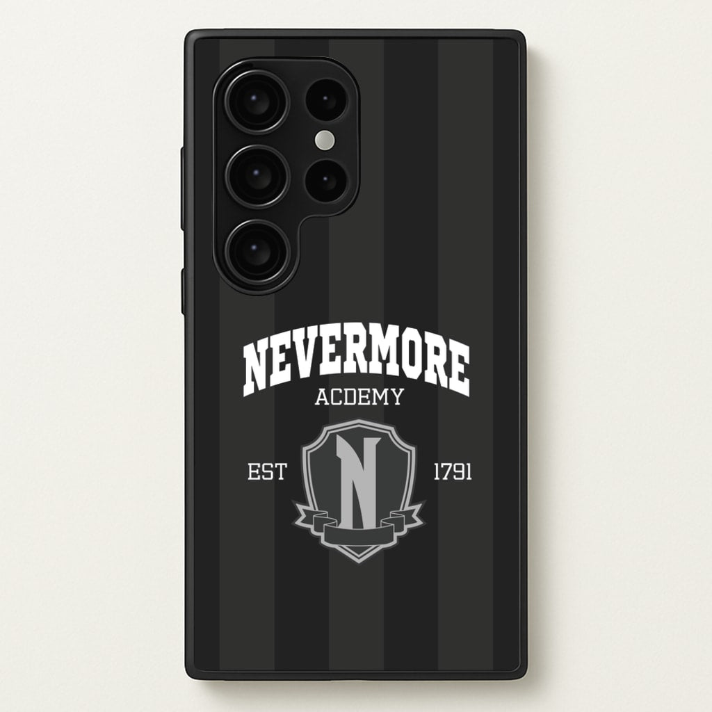 Addams Academy Gray - Wednesday Phone Case for Galaxy S24 Ultra