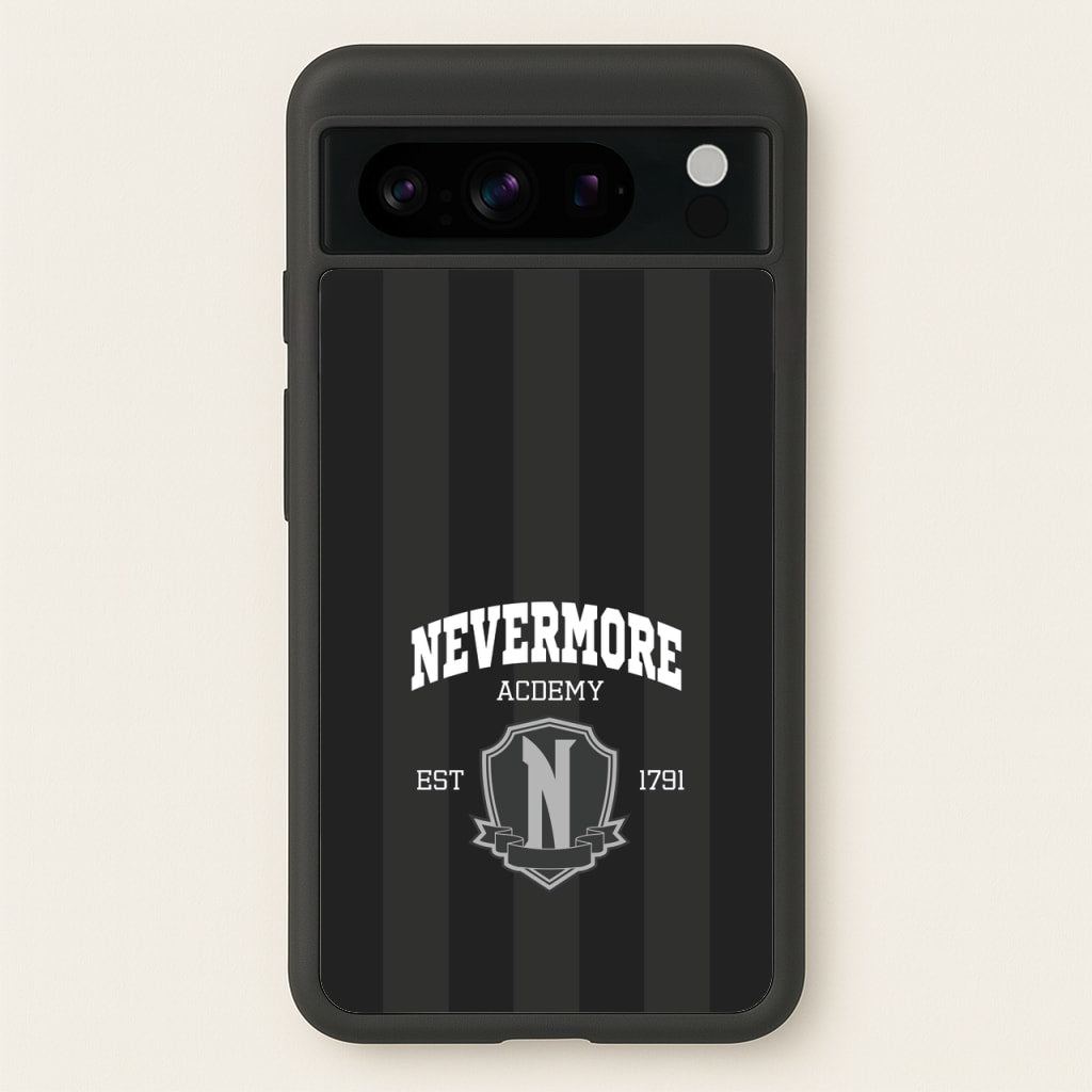 Addams Academy Gray - Wednesday Phone Case for Google Pixel 8 Pro