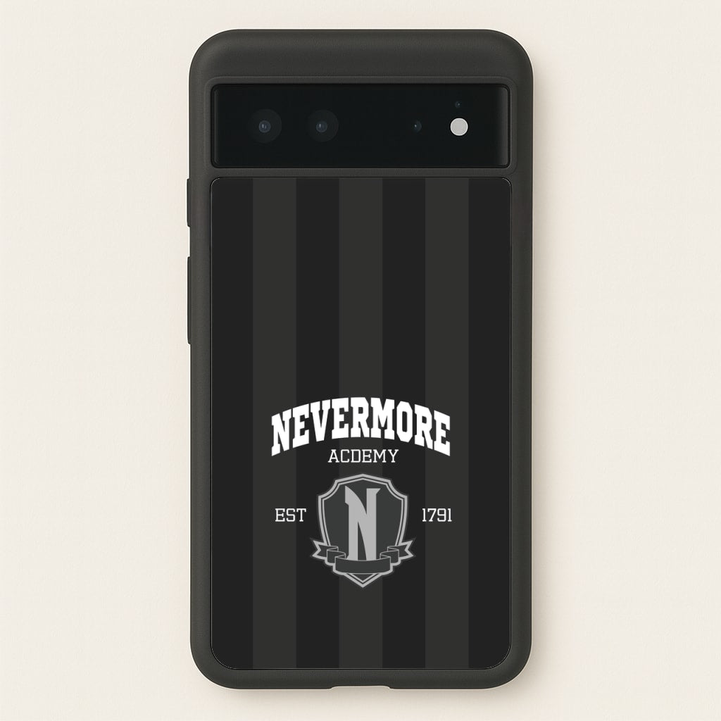 Addams Academy Gray - Wednesday Phone Case for Google Pixel 6