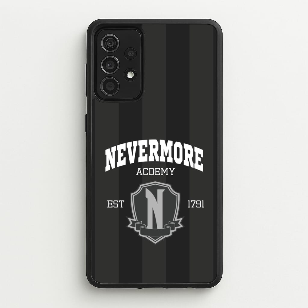 Addams Academy Gray - Wednesday Phone Case for Galaxy A52 / A52s