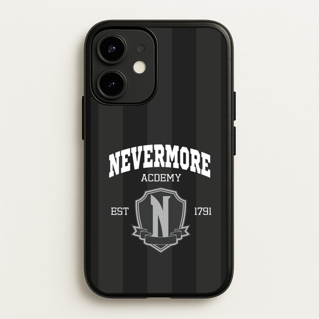 Addams Academy Gray - Wednesday Phone Case for iPhone 12 / 12 Pro