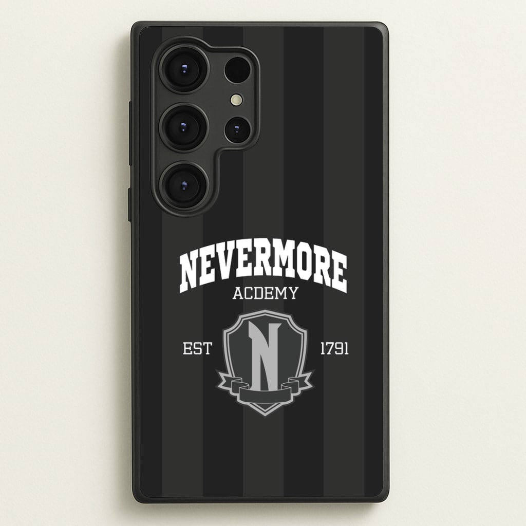 Addams Academy Gray - Wednesday Phone Case for Galaxy S25 Ultra