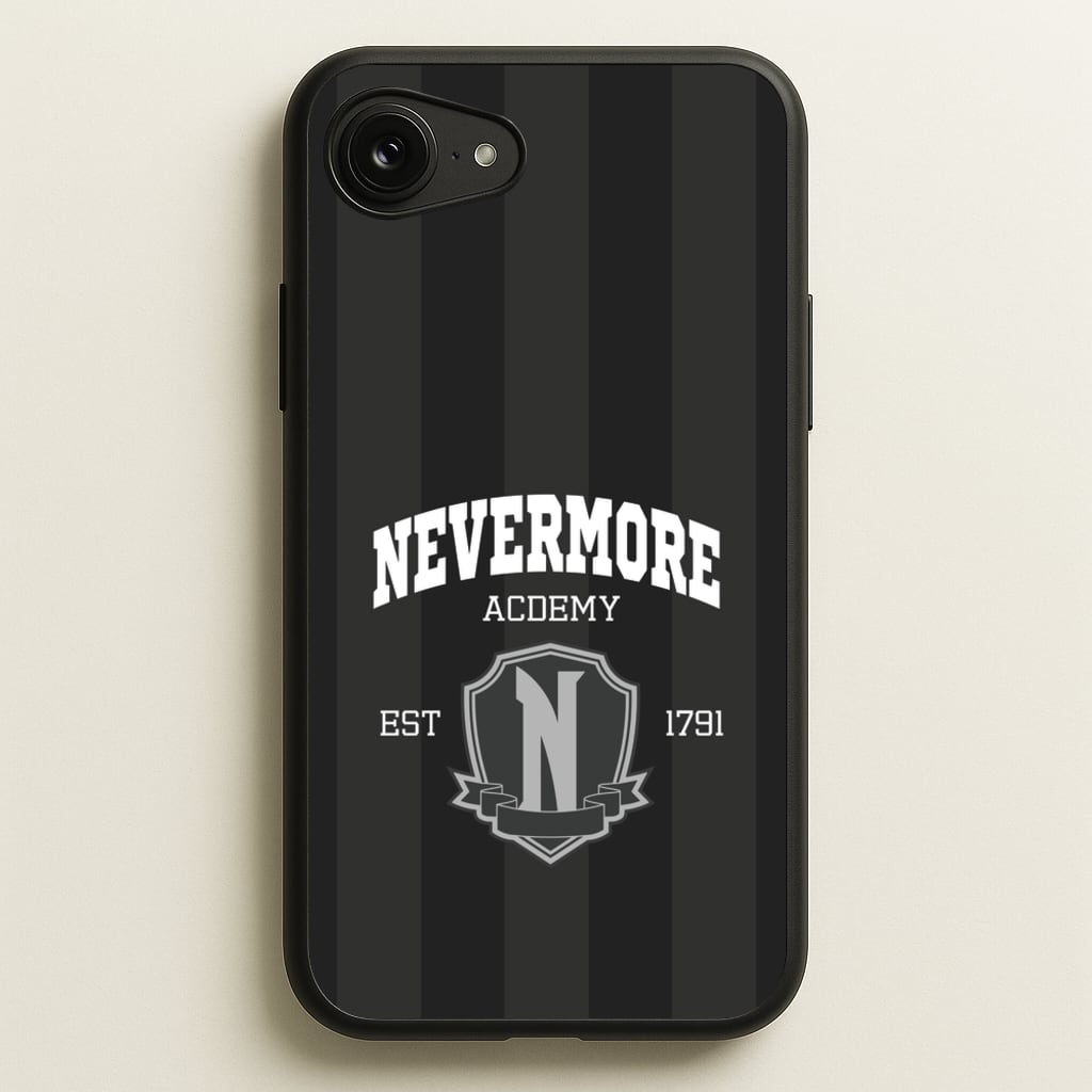 Addams Academy Gray - Wednesday Phone Case for iPhone 16e