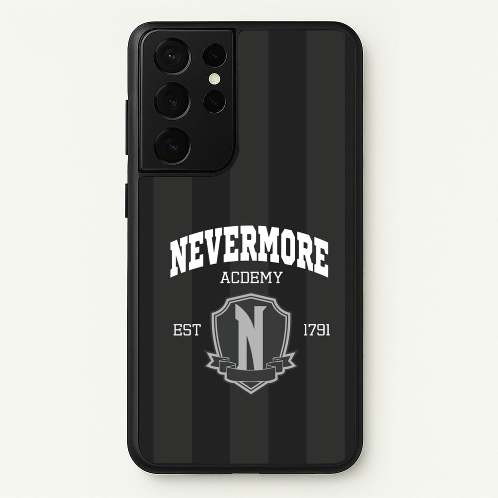 Addams Academy Gray - Wednesday Phone Case for Galaxy S21 Ultra