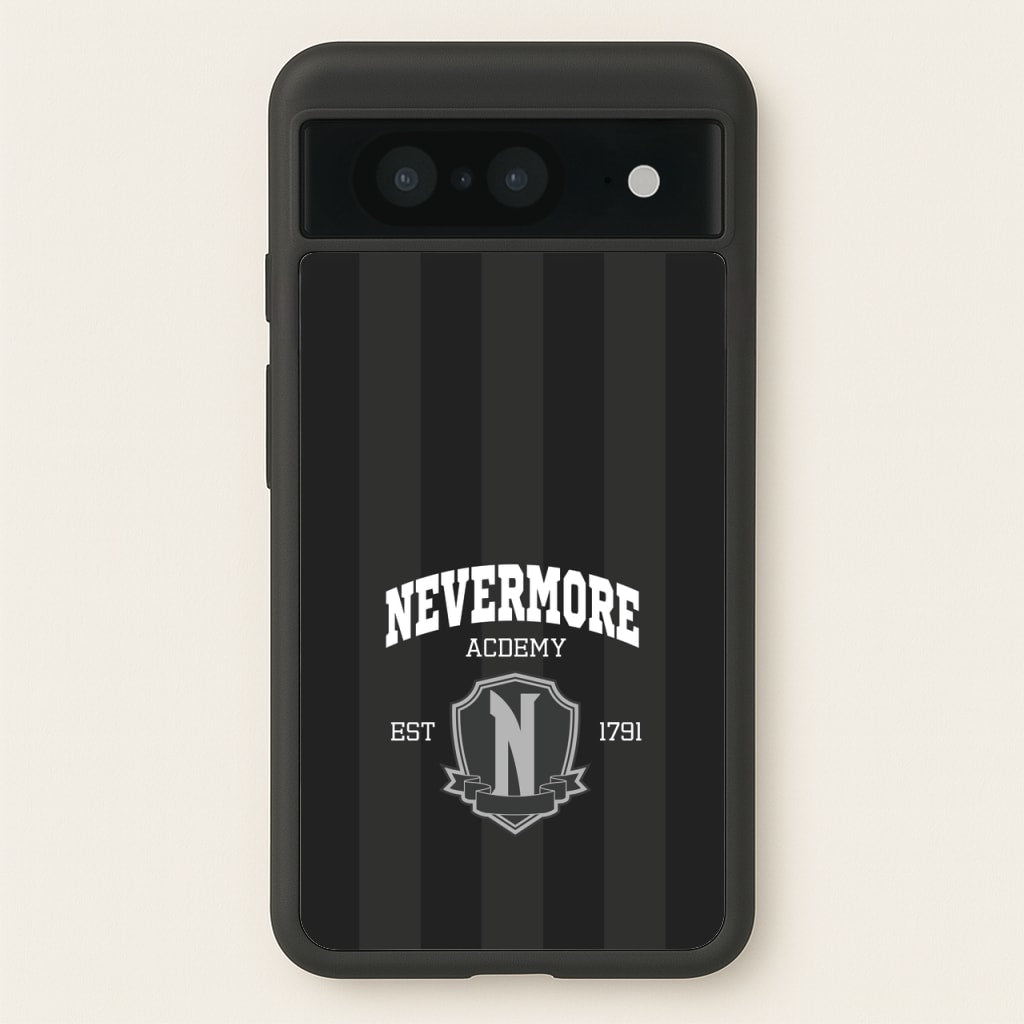 Addams Academy Gray - Wednesday Phone Case for Google Pixel 8