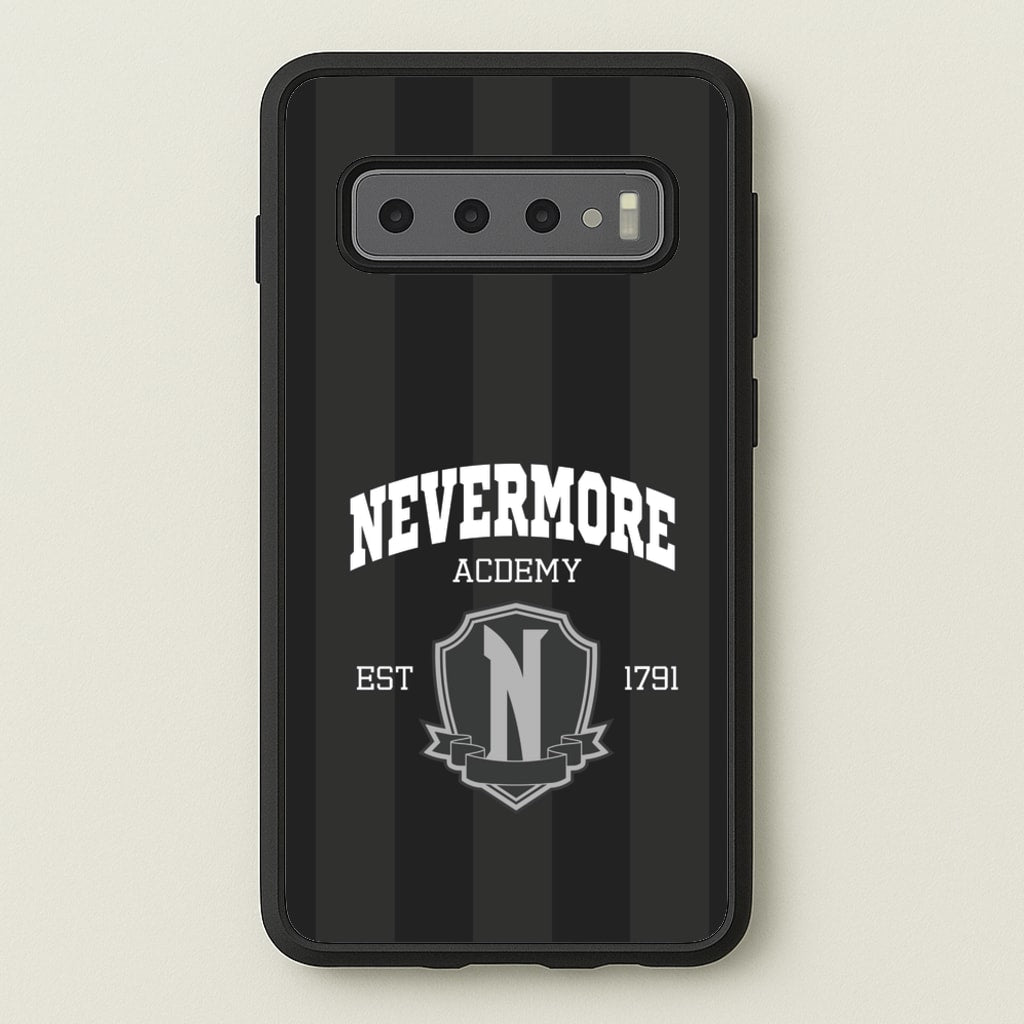 Addams Academy Gray - Wednesday Phone Case for Galaxy S10