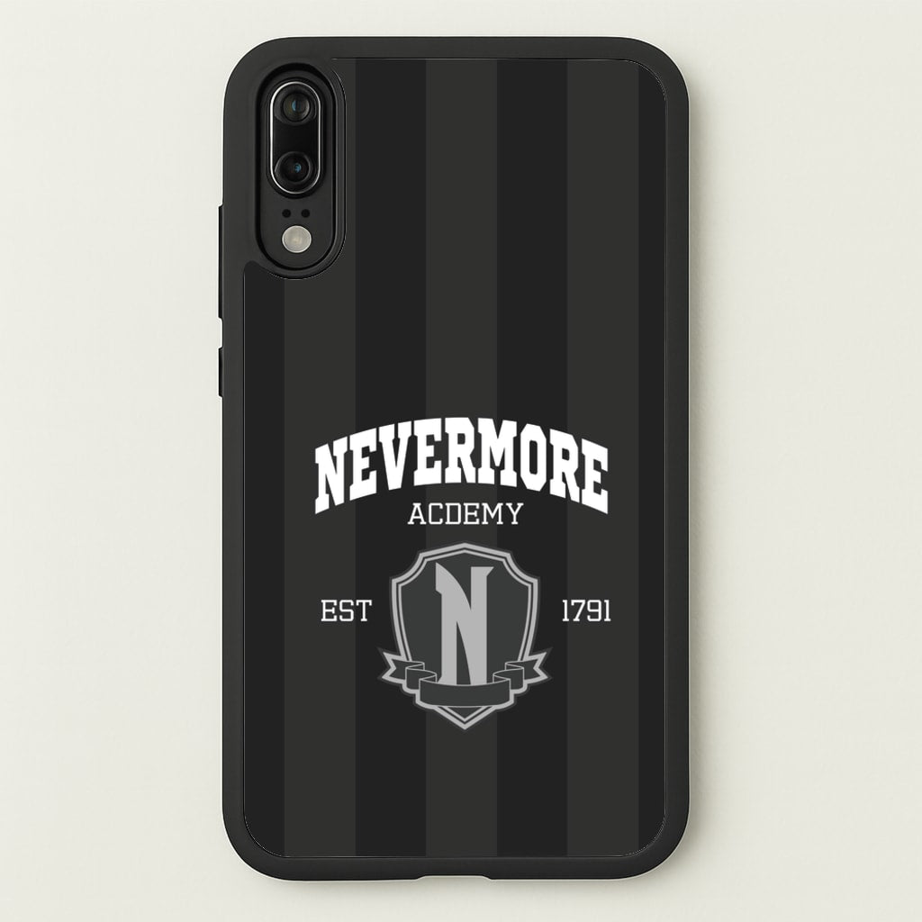 Addams Academy Gray - Wednesday Phone Case for Huawei P20