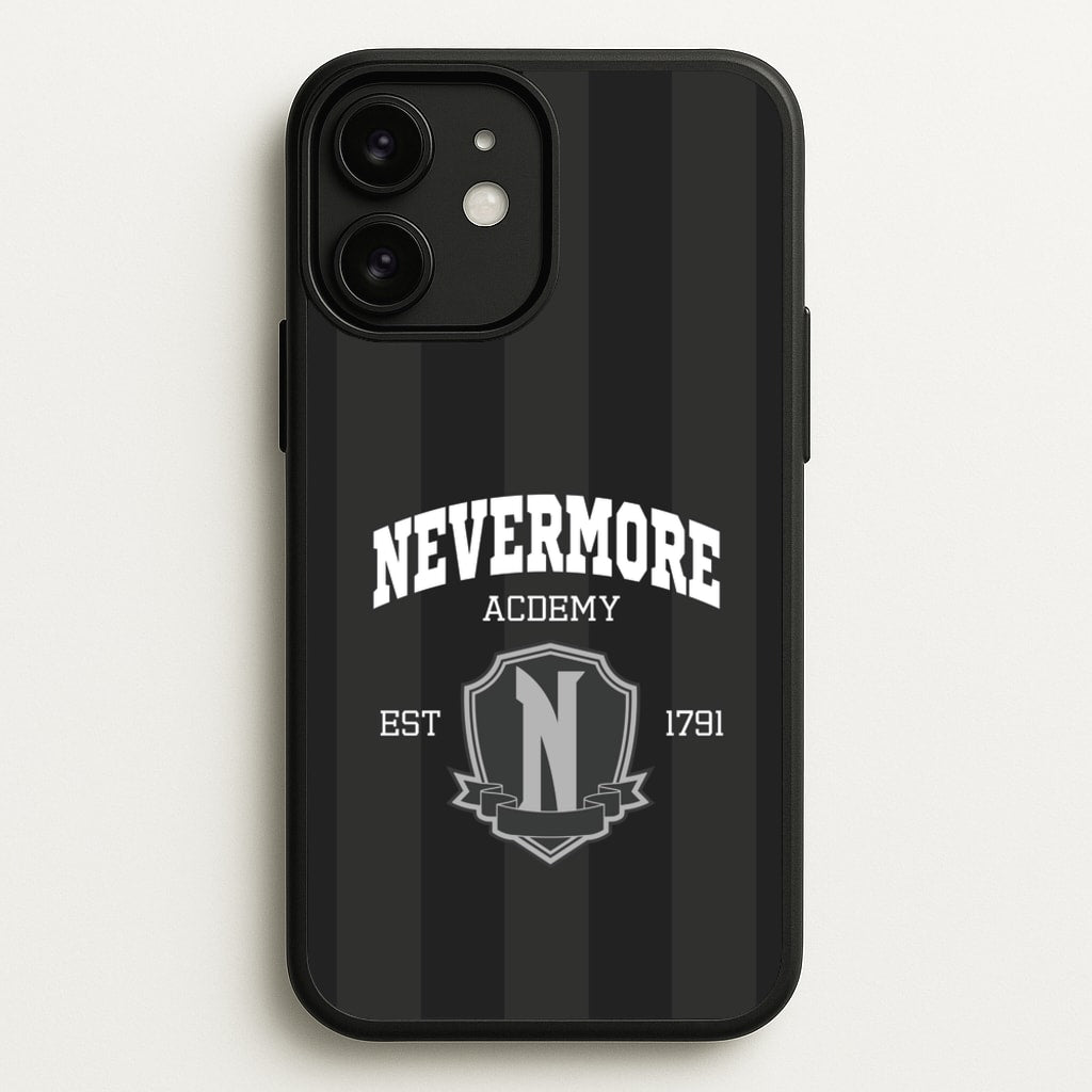 Addams Academy Gray - Wednesday Phone Case for iPhone 11