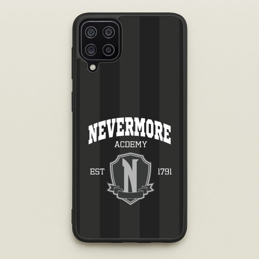 Addams Academy Gray - Wednesday Phone Case for Galaxy A12