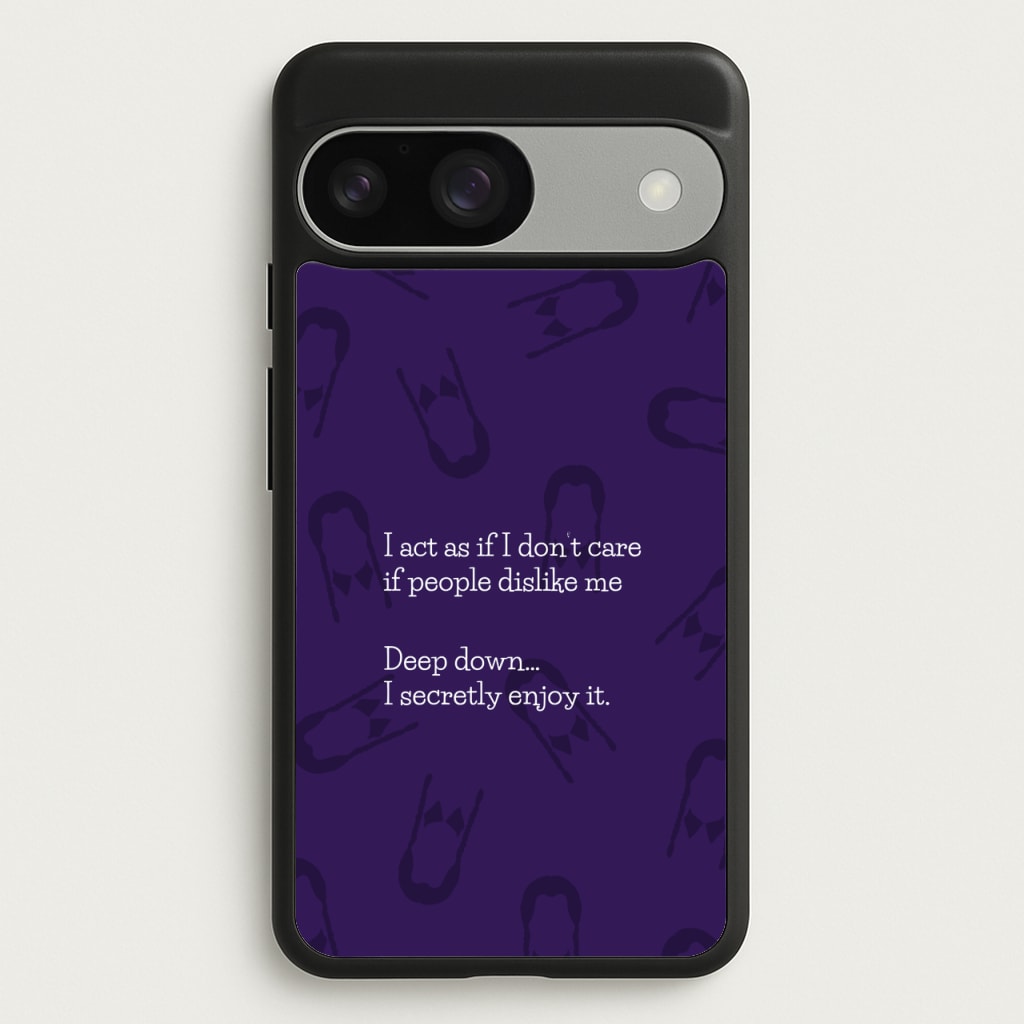 Deep Down.. I Secretly Enjoy It - Wednesday Phone Case for Google Pixel 9 / 9 Pro