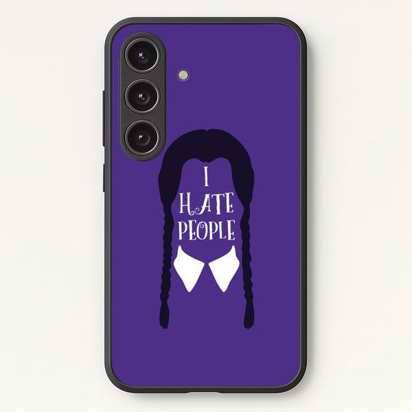 I Hate People - Wednesday Phone Case for Galaxy S24 Plus