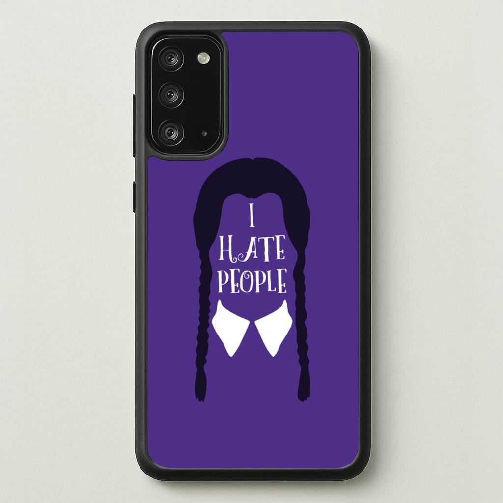 I Hate People  - Wednesday Phone Case for Galaxy Note 20