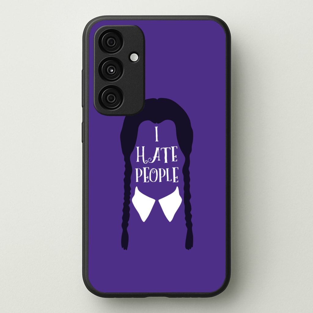 I Hate People - Wednesday Phone Case for Galaxy A35