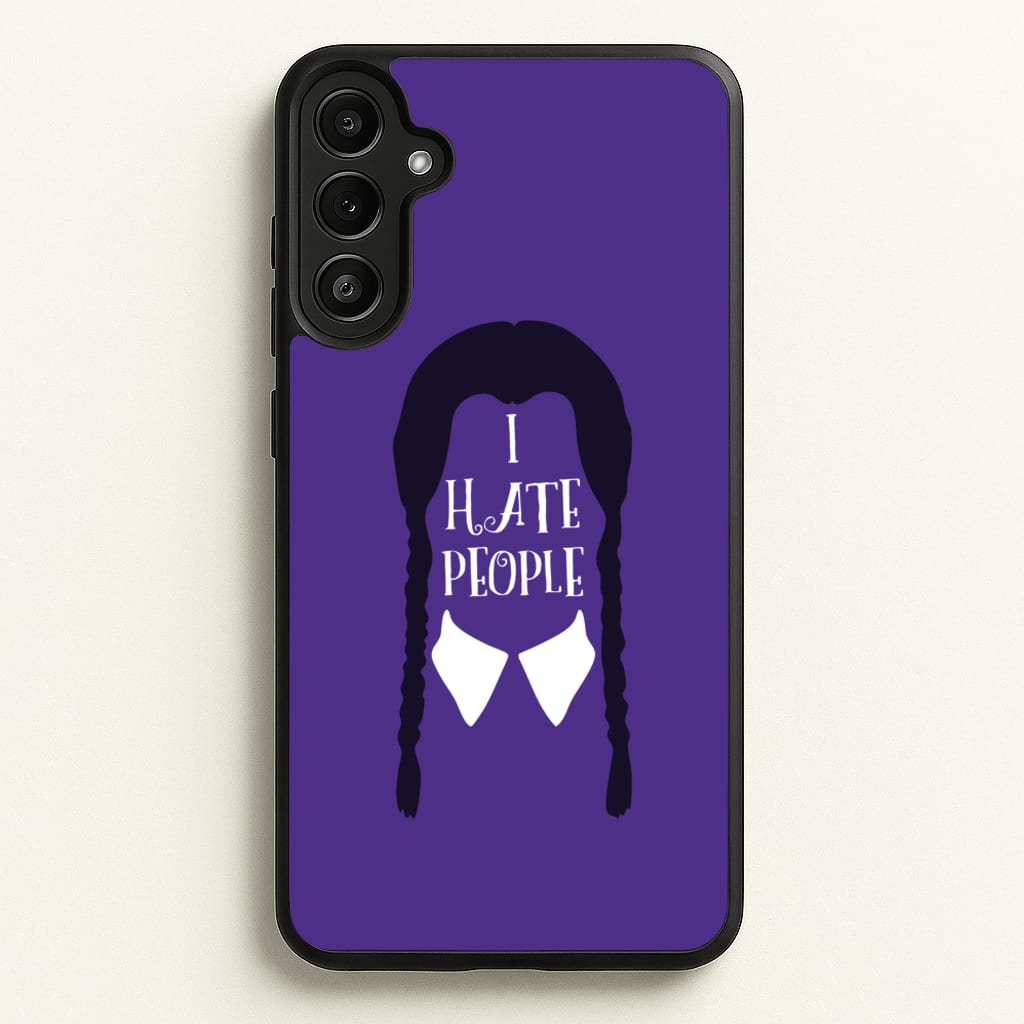 I Hate People - Wednesday Phone Case for Galaxy A36