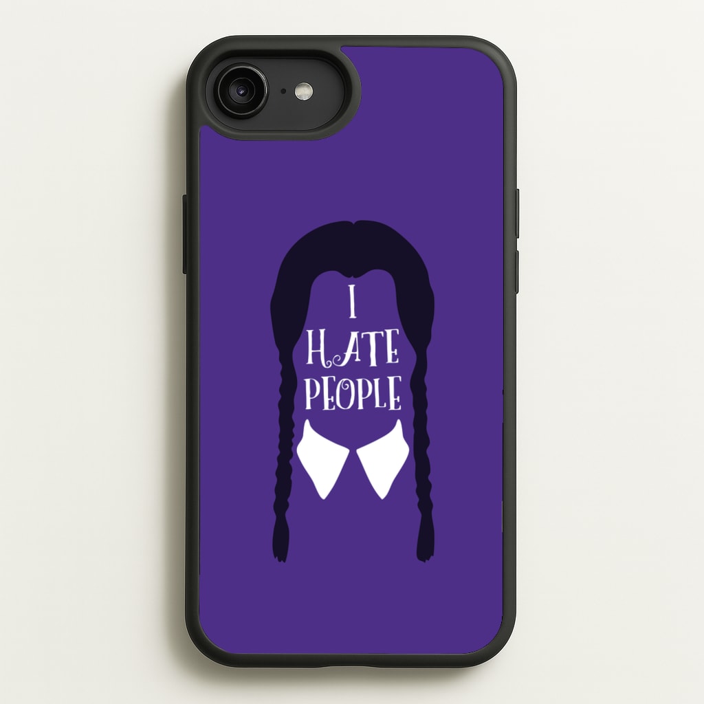 I Hate People - Wednesday Phone Case for iPhone 6 Plus / 7 Plus / 8 Plus