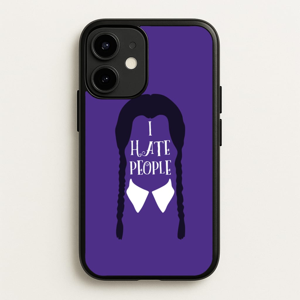 I Hate People - Wednesday Phone Case for iPhone 12 Mini