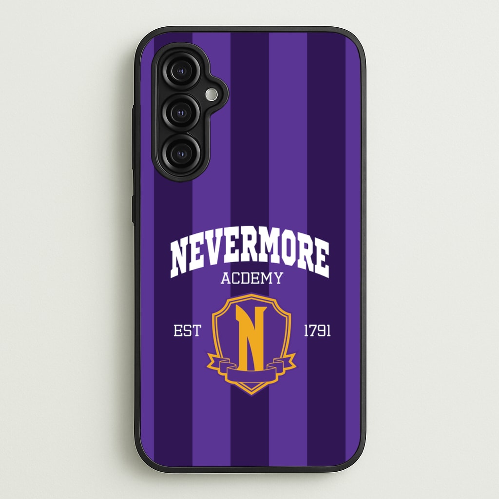 Addams Academy Purple - Wednesday Phone Case for Galaxy A14