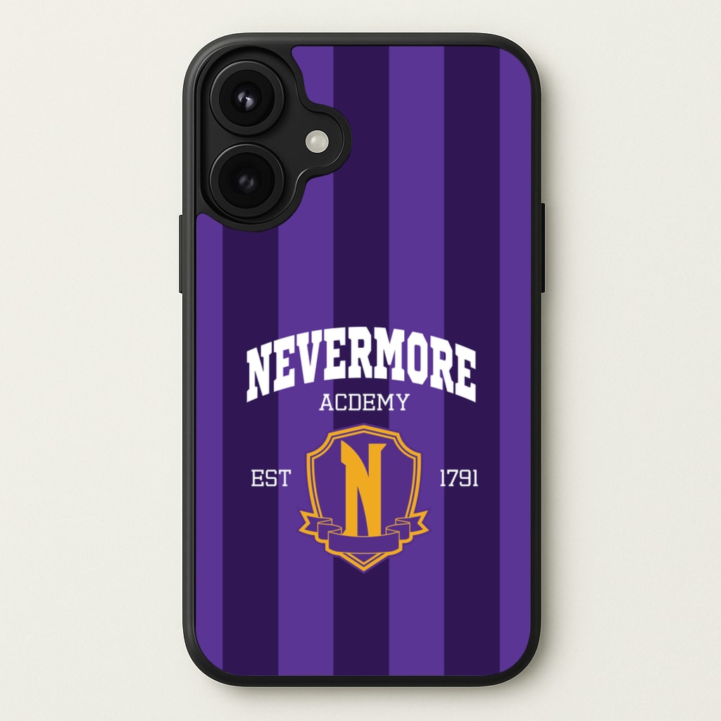 Addams Academy Purple Phone Case for iPhone 17