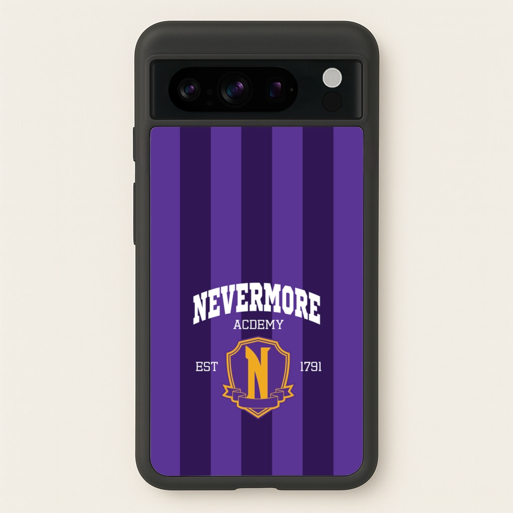 Addams Academy Purple - Wednesday Phone Case for Google Pixel 8 Pro