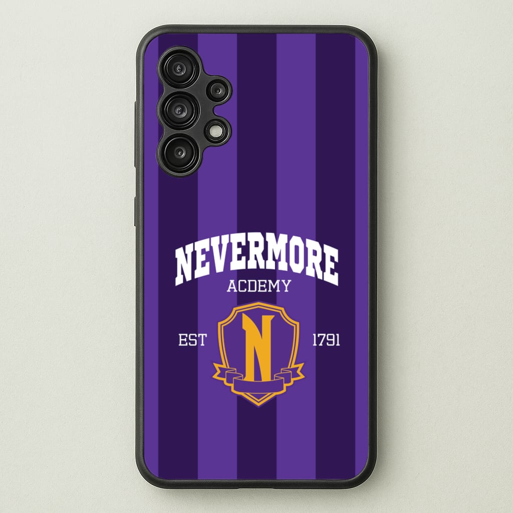 Addams Academy Purple - Wednesday Phone Case for Galaxy A13