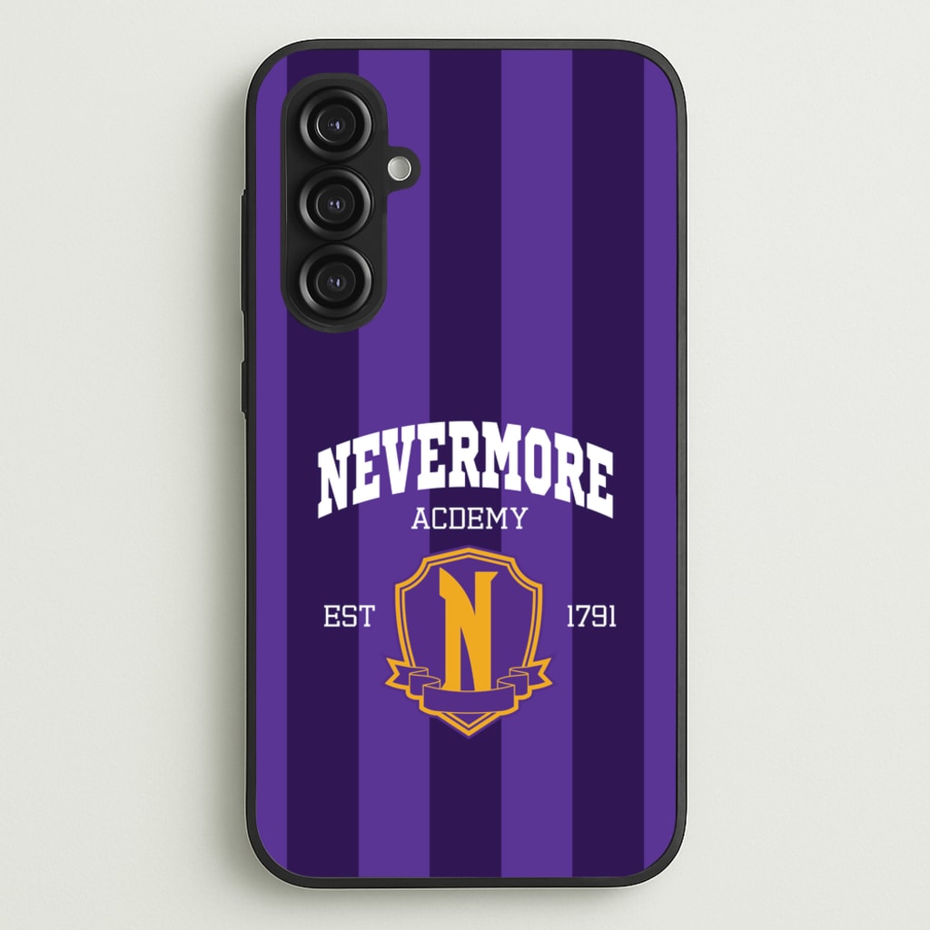 Addams Academy Purple - Wednesday Phone Case for Galaxy S23FE