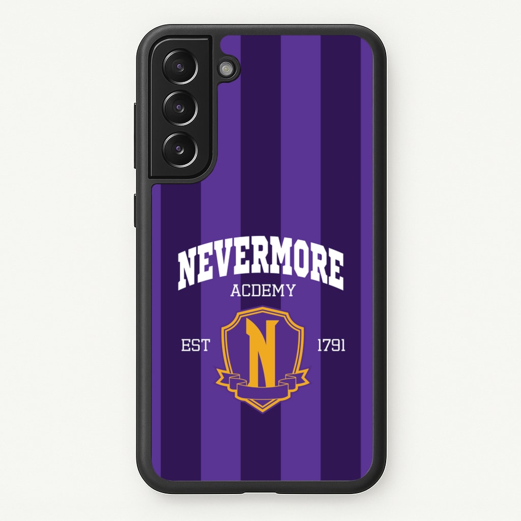 Addams Academy Purple - Wednesday Phone Case for Galaxy S21