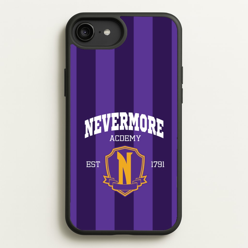 Addams Academy Purple - Wednesday Phone Case for iPhone 6 Plus / 7 Plus / 8 Plus