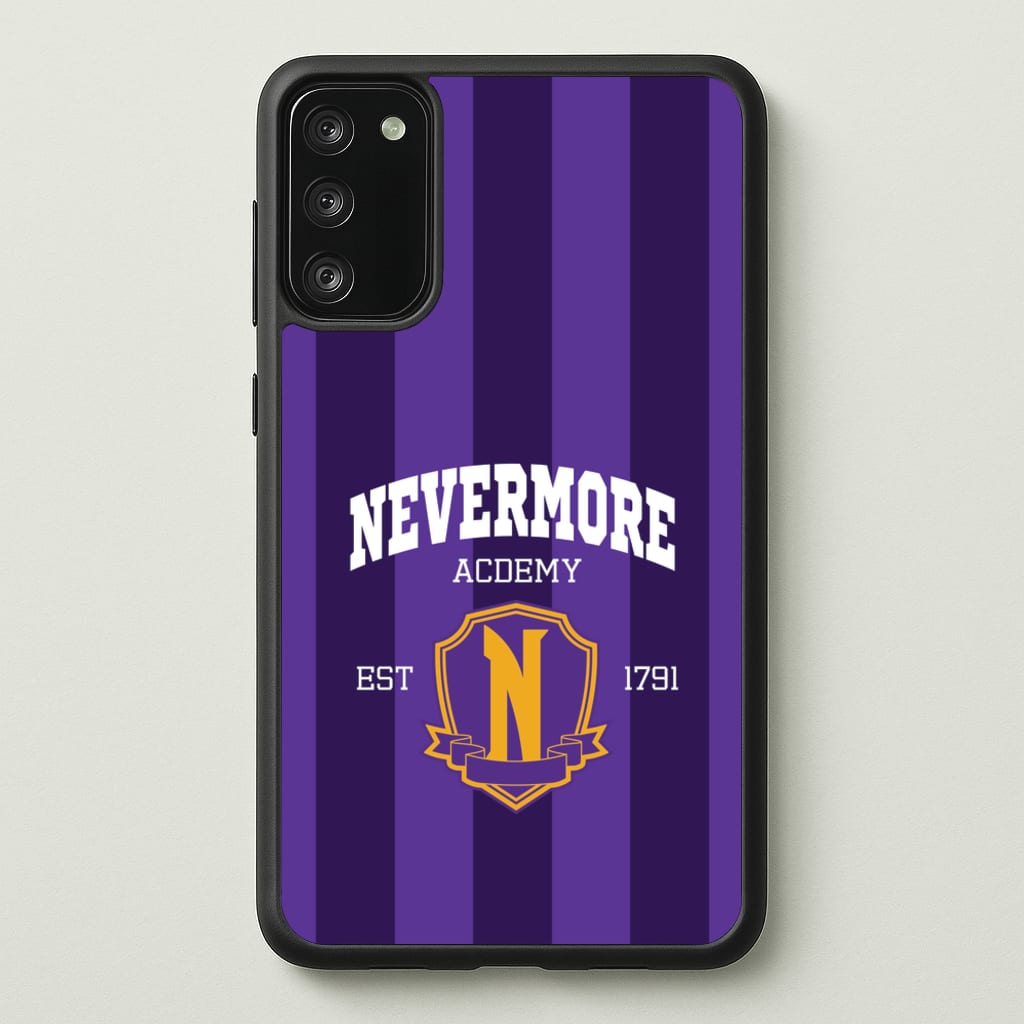 Addams Academy Purple - Wednesday Phone Case for Galaxy S20